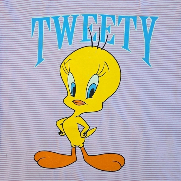 VTG Tweety Bird Size Mens Size All 1996 Pink Graphic print t-shirt - Picture 4 of 5
